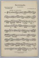 Serenade - Parts: Solo Cornet or Trombone
