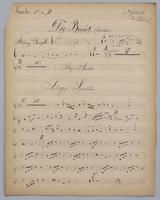 Ouverture : Die Braüt - Parts: Trumpet 1 in B