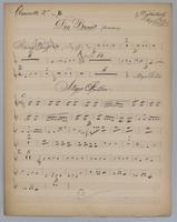 Ouverture : Die Braüt - Parts: Clarinet 2 in B