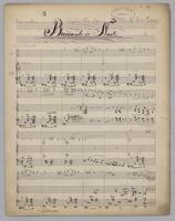 Barcarole de Nuit - Score