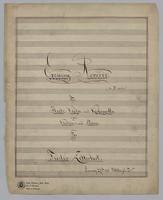 Evening Reverie : in D Major - Score