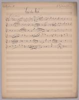 Lied ohne Worte - Parts: Solo Cornet in B