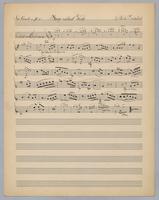Song without Words - Parts: Solo Cornet