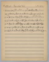 Song without Words - Parts: Cornet Solo
