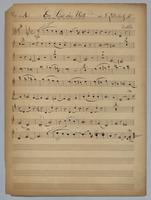 Ein Lied ohne Worte - Parts: Clarinet in A