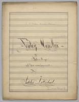 Fantasy Marcellus : [no.] 20 : in G Major : for Flute with Piano accompagnement,