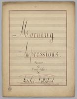 Morning Impressions : Morceau : for Piano solo,