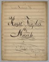 Knight Templers March : [for piano : in A major],
