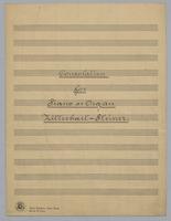 Consolation : for Piano or Organ : [in Eb major]