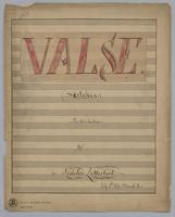 Valse : No. 10 - Score