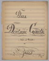 Das Deutsche-Gemüth - Parts: Flute 1