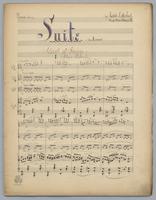 Suite : in A Minor - Score