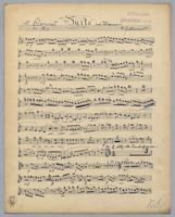 Suite in D Minor - Parts: Clarinet 1