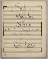 Suite : in G Major - Score