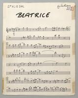 202 Beatrice Second alto Saxophone