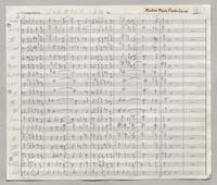 216 Aureole Full Manuscript score