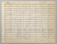 222 Jubilation Manuscript of full score
