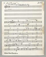 245 Tranquility First alto sax