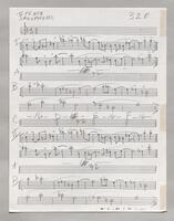 320 Sheets Second tenor sax