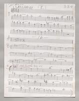 334 No title Orch I Second Alto sax
