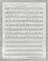 Paean Lead sheet