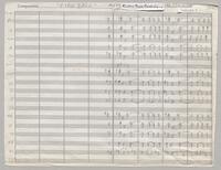 489 Fireball partial manuscript score