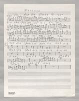 Message Lead Sheet