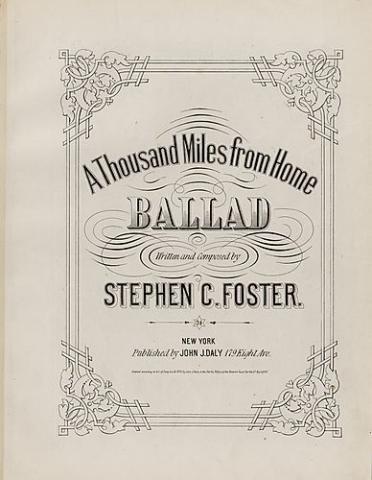 cover for "A Thousand Miles from Home"