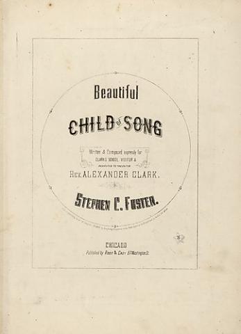 cover for "Beautiful Child of Song"