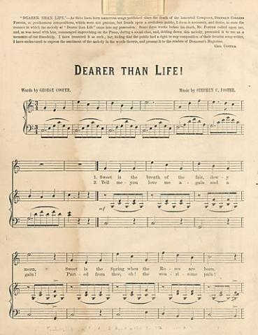 "Dearer than Life" cover