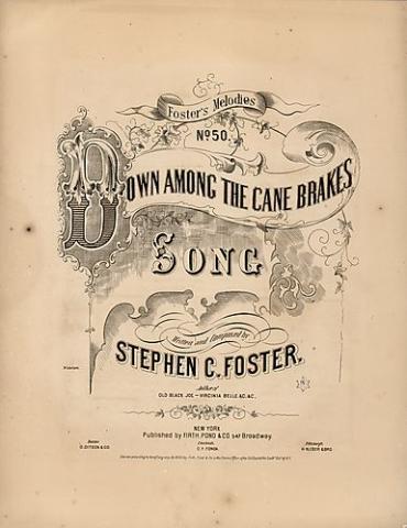 cover for "Down Among the Cane Brakes"