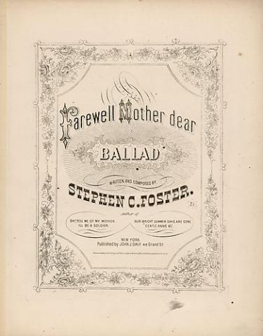 cover for "Farewell Mother Dear"