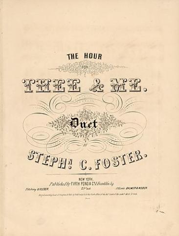 cover for "The Hour for Thee & Me"