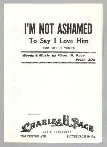 I'm Not Ashamed To Say I Love Him cover