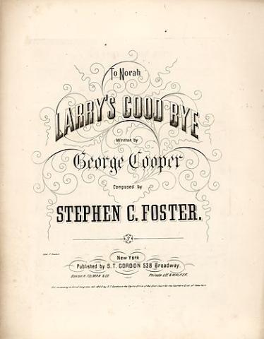 cover for "Larry's Good bye"