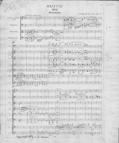 Opus 47 Second Suite Proof: score page 1