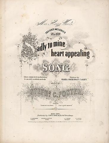 cover for "Sadly to mine heart appealing"