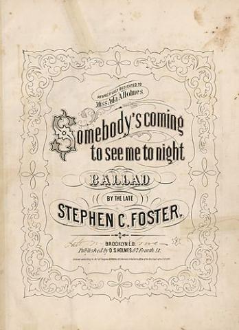 cover "Somebody's Coming to See Me To Night"