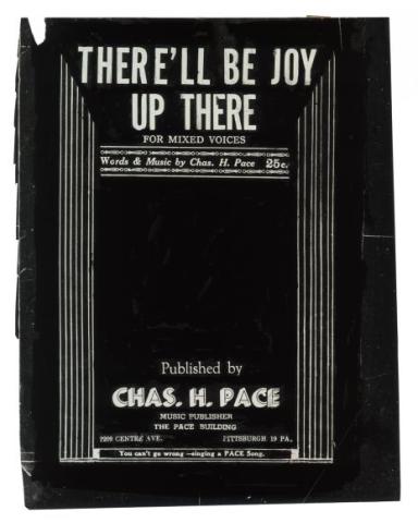 negative of They'll be joy up there cover