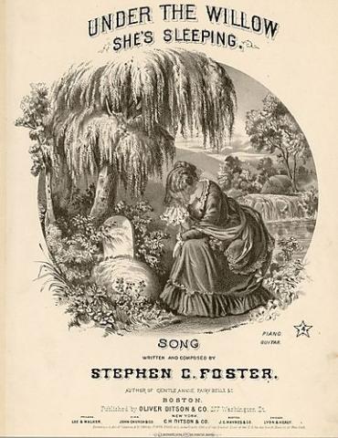 cover for "Under the Willow She's Sleeping"