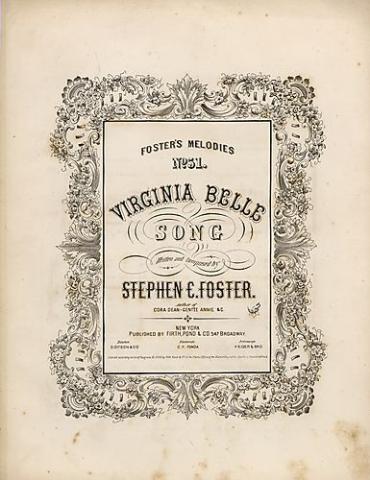 cover for "Virginia Belle"