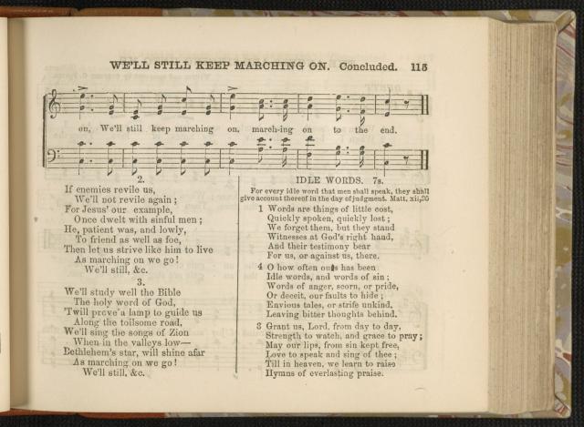 "We'll Still Keep Marching On" from the Athenaeum Collection, p. 2