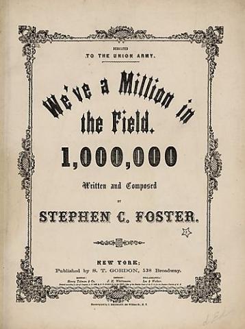 cover for "We've a million in the field"