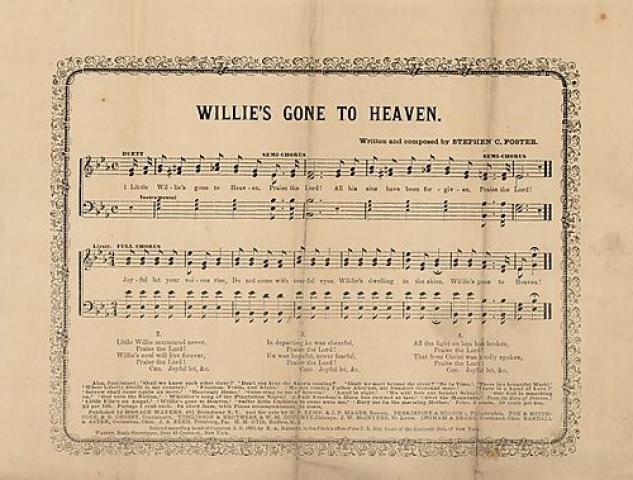 "Willie's Gone to Heaven" score